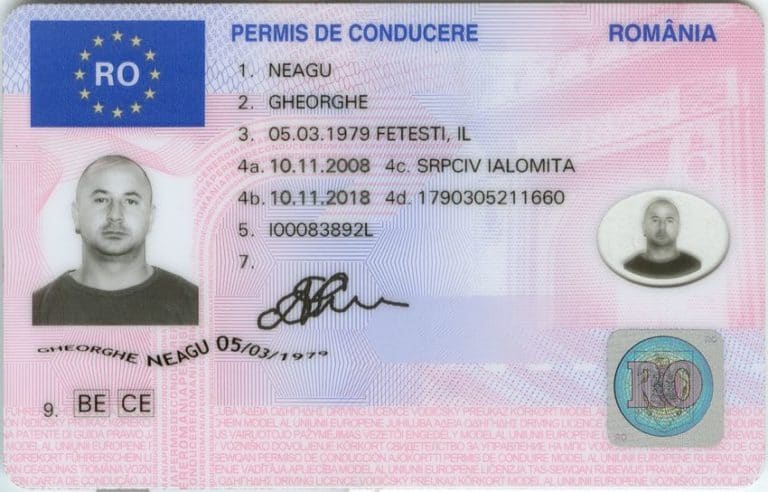 Buy Romanian Driving Licence